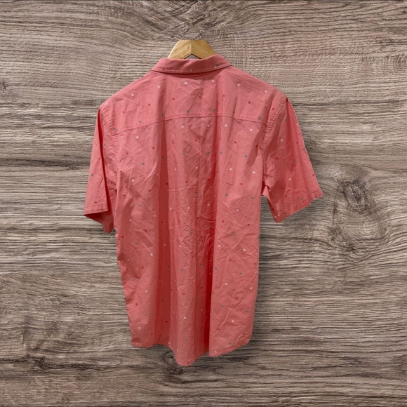 LRG Men's Coral Button Down Shirt - Picture 1 of 5
